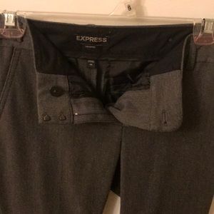 Gray Express Dress Pants, Straight Fit